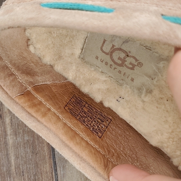Ugg Australia Meena Women Moc Slip on Slippers shoes sz 8 - Picture 13 of 14